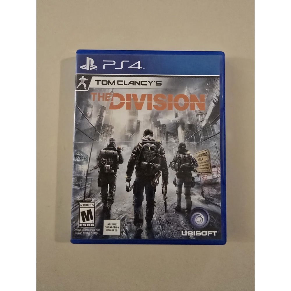 Tom Clancy's The Division PlayStation Video Game RPG Shooter